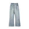 Loose-fitting American street loose, slightly flared jeans for both men and women, student vibe straight, retro and trendy wide-leg pants Application Scenario